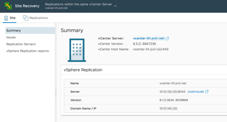 Vsphere Local Replication vSphere Replication 8.x